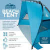 Portable Sun and Water Shelter and Shade Canopy - for Fishing, Camping, Hiking and Outdoor Activities