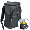 Outrav Black Camping Backpack Cooler – with 3 Zippered Compartments and 2 Mesh Pockets