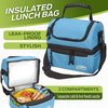 Outrav Black Padded Insulated Lunch Bag Cooler